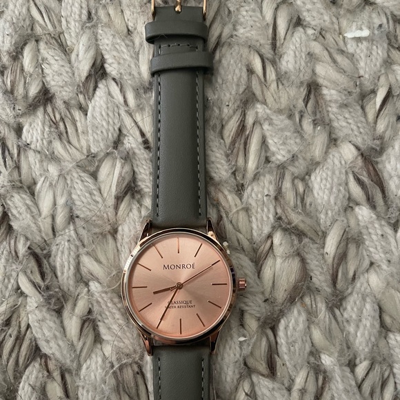 NWT Monroe Rose Gold Watch - Picture 2 of 3